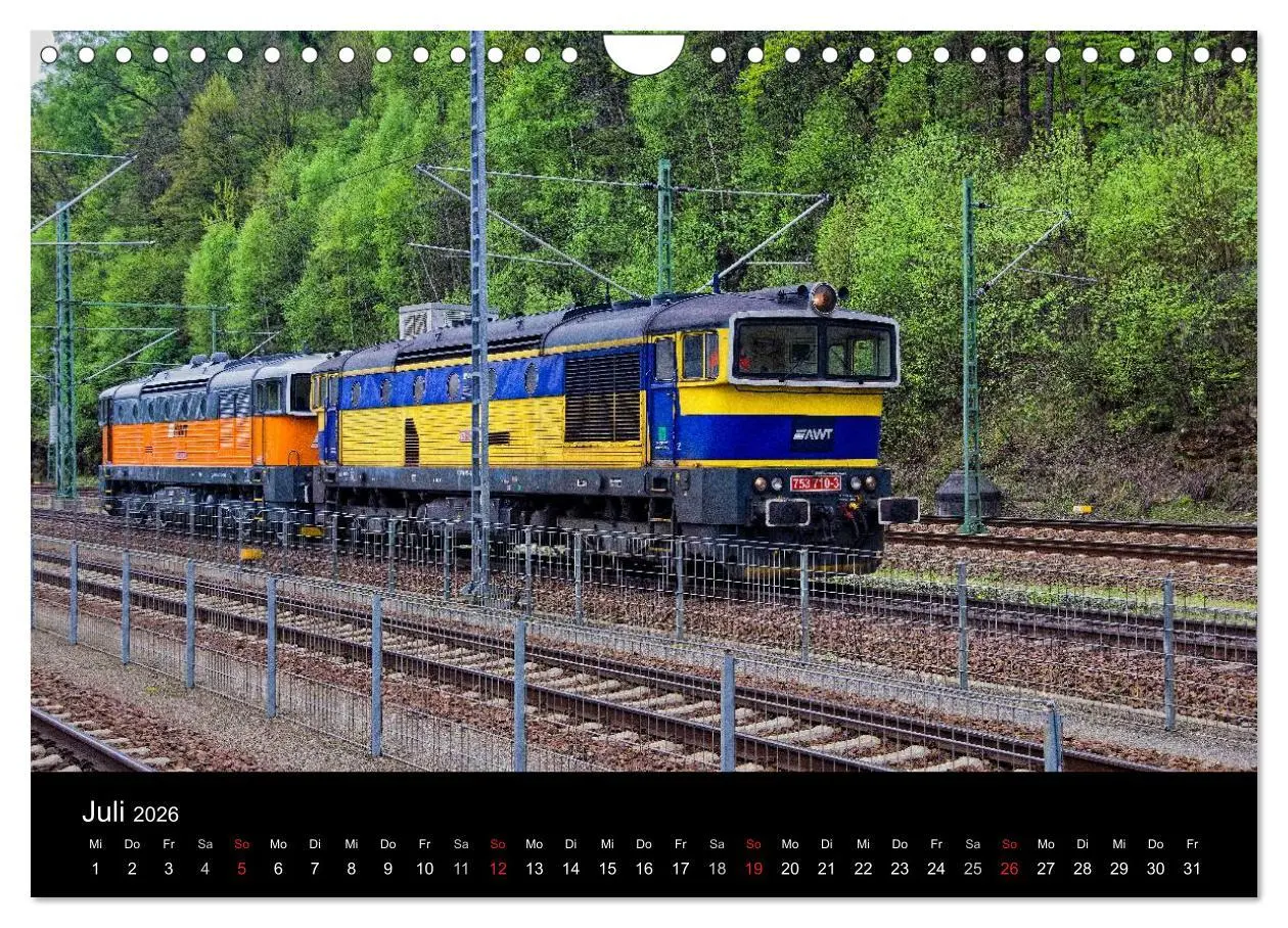 Bild: 9783516168730 | Unterwegs am Bahndamm (Wandkalender 2026 DIN A4 quer), CALVENDO...