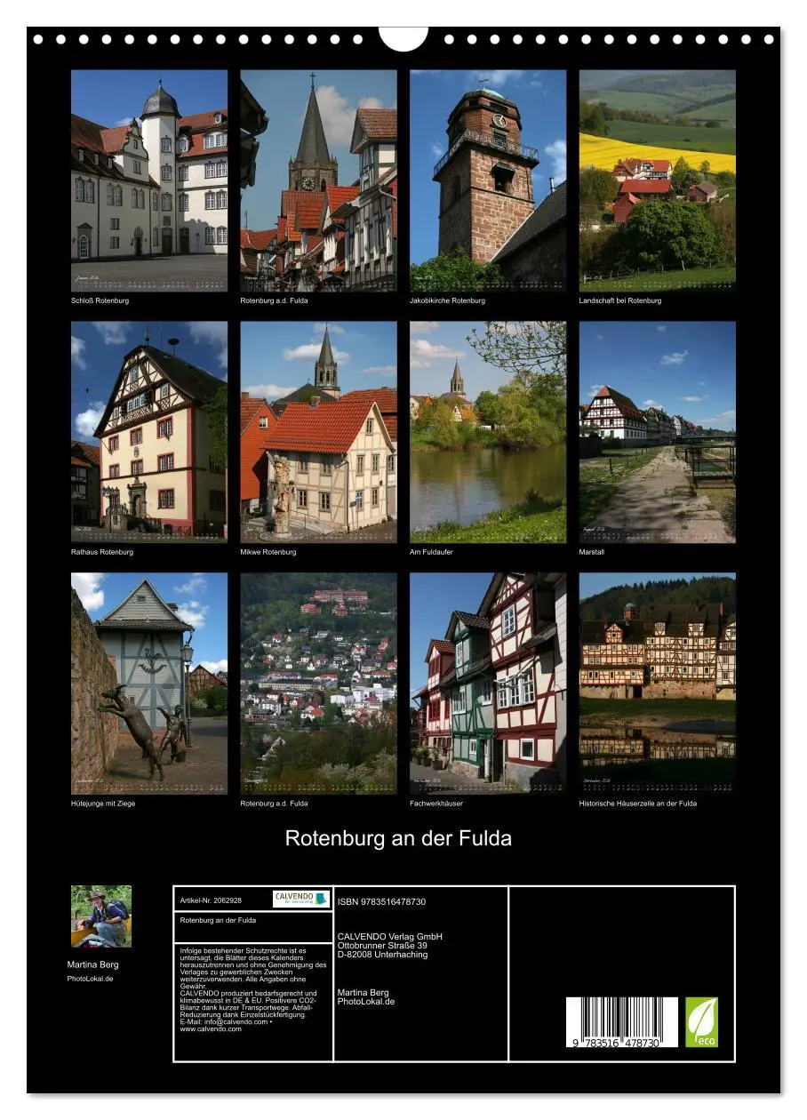 Bild: 9783516478730 | Rotenburg an der Fulda (Wandkalender 2026 DIN A3 hoch), CALVENDO...