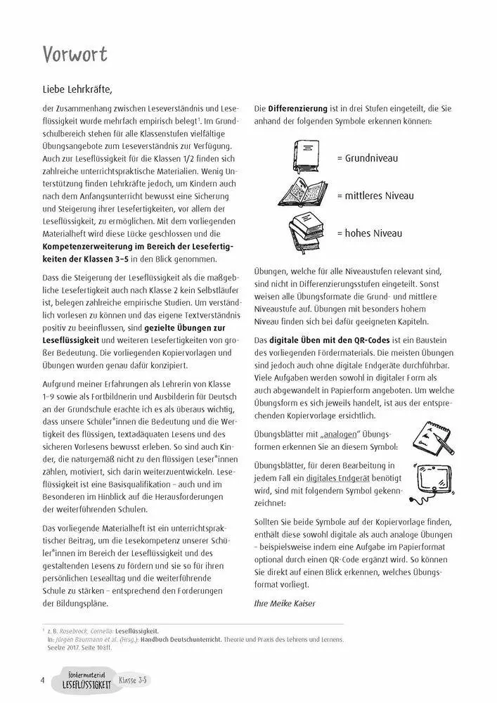 Bild: 9783834648730 | Fördermaterial Leseflüssigkeit - Klasse 3 - 5 | Meike Kaiser | 88 S.
