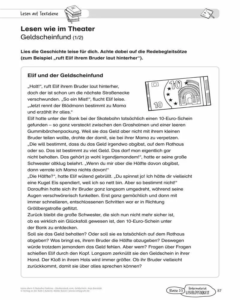 Bild: 9783834648730 | Fördermaterial Leseflüssigkeit - Klasse 3 - 5 | Meike Kaiser | 88 S.