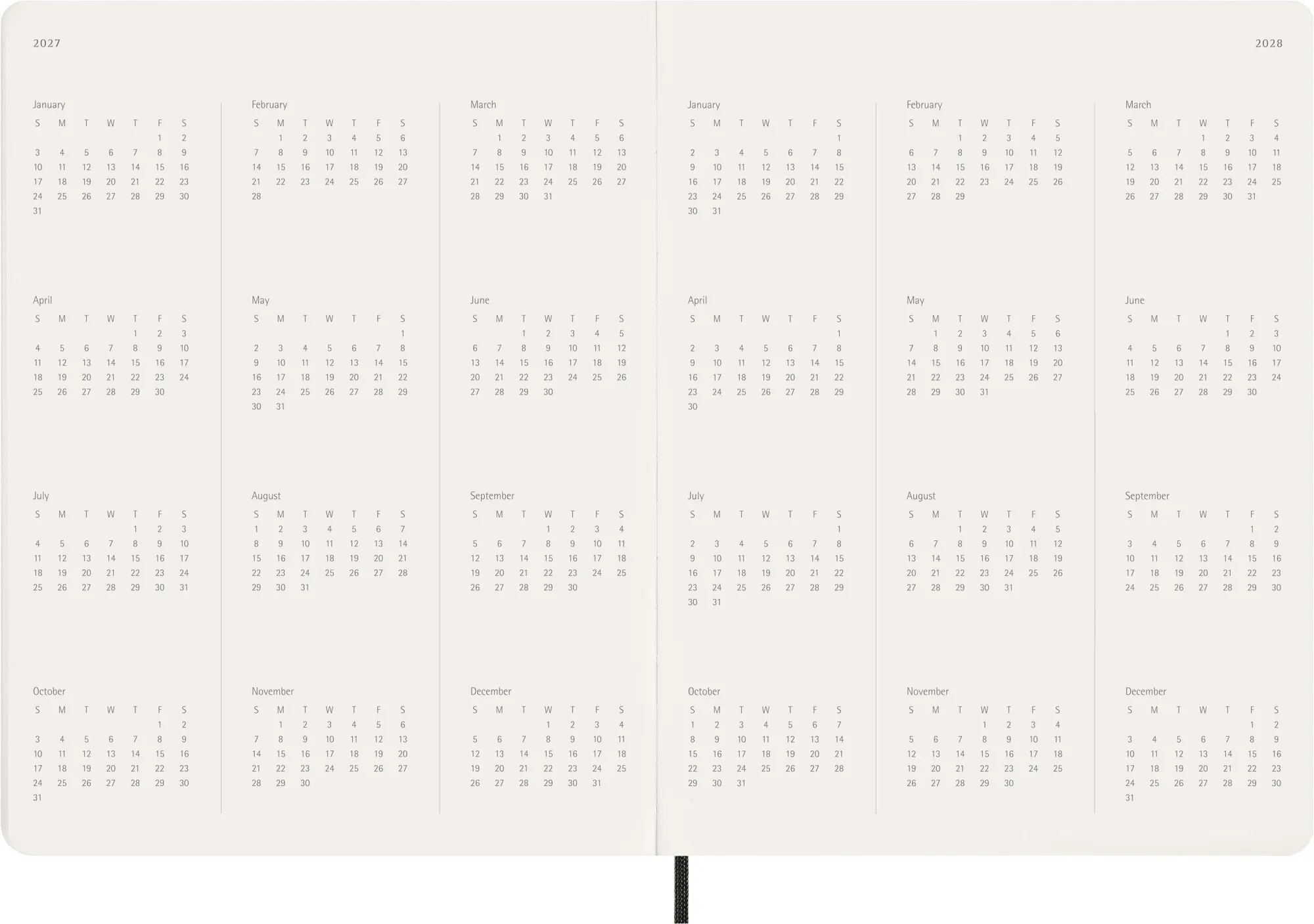 Bild: 8056999278830 | Moleskine 15 Monate Essential Wochenkalender 2026/2027, 1 Wo = 2...