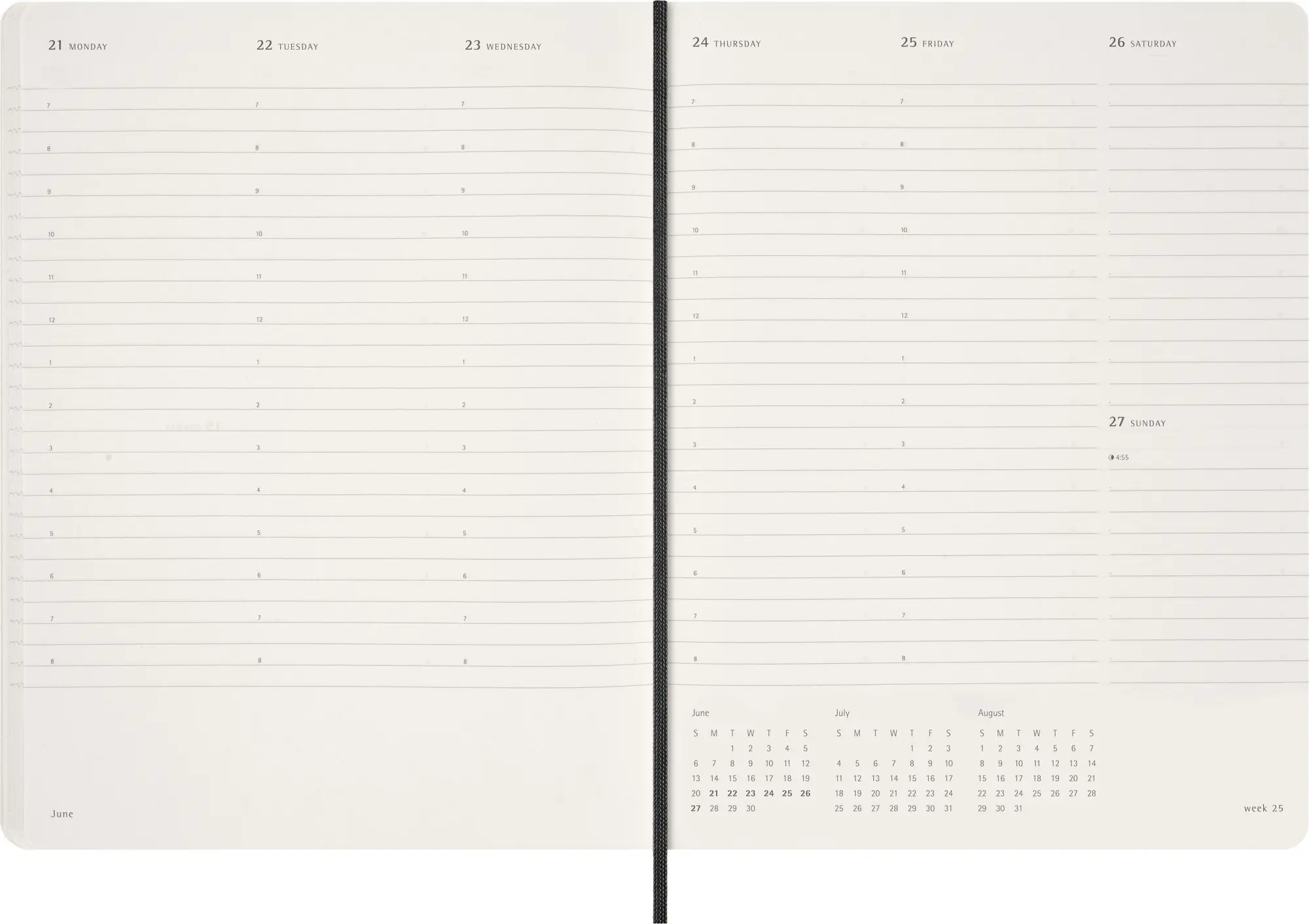 Bild: 8056999278830 | Moleskine 15 Monate Essential Wochenkalender 2026/2027, 1 Wo = 2...