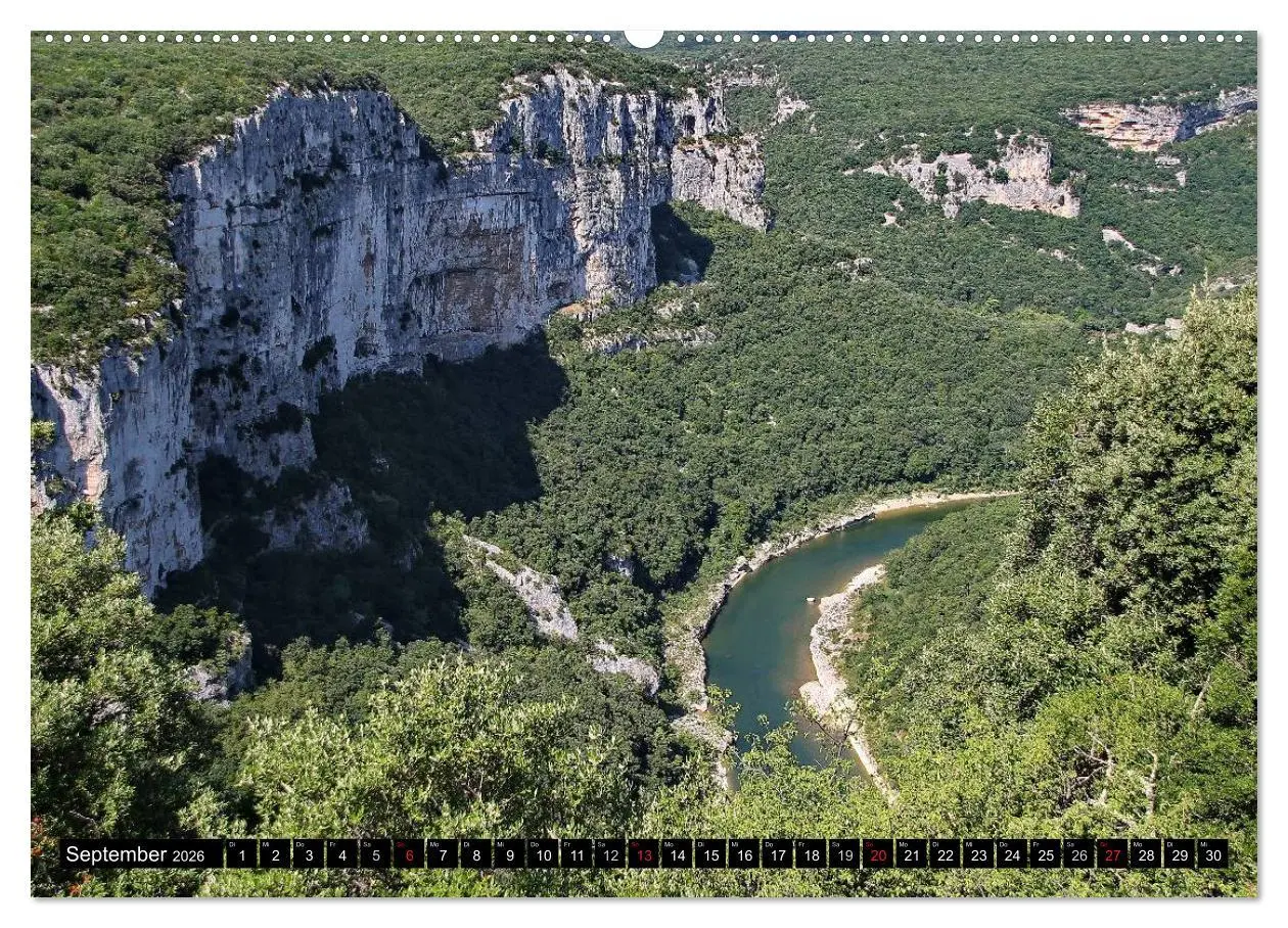 Bild: 9783457998830 | Ardèche, Grand Canyon Europas (Wandkalender 2026 DIN A2 quer),...