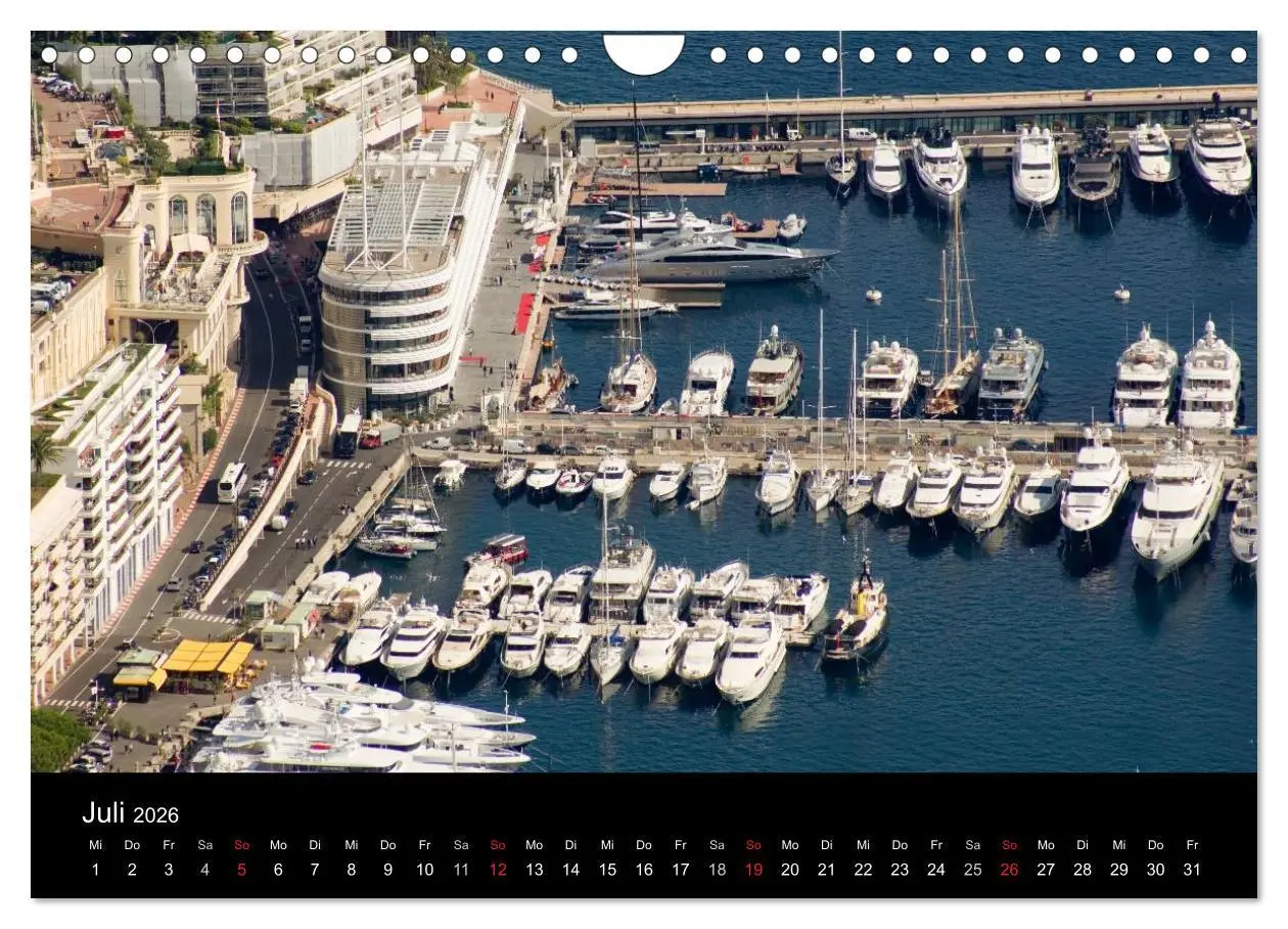Bild: 9783516088830 | Faszination Monaco (Wandkalender 2026 DIN A4 quer), CALVENDO...