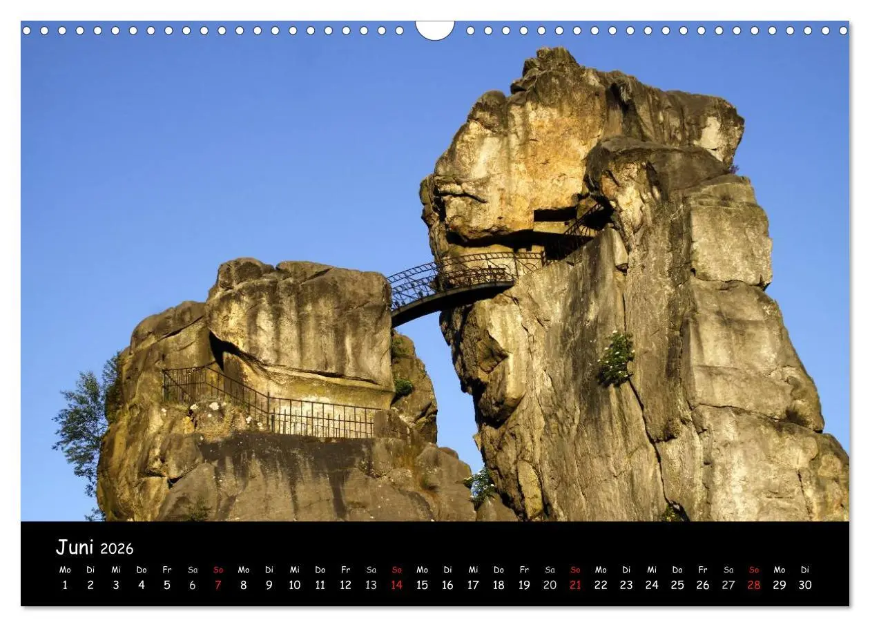 Bild: 9783516228830 | Die Externsteine (Wandkalender 2026 DIN A3 quer), CALVENDO...