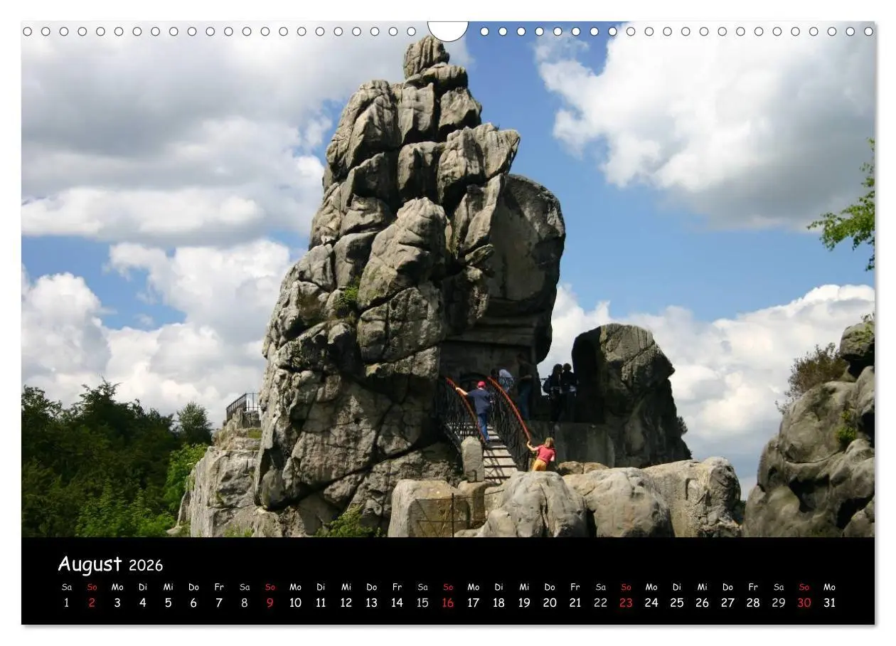 Bild: 9783516228830 | Die Externsteine (Wandkalender 2026 DIN A3 quer), CALVENDO...