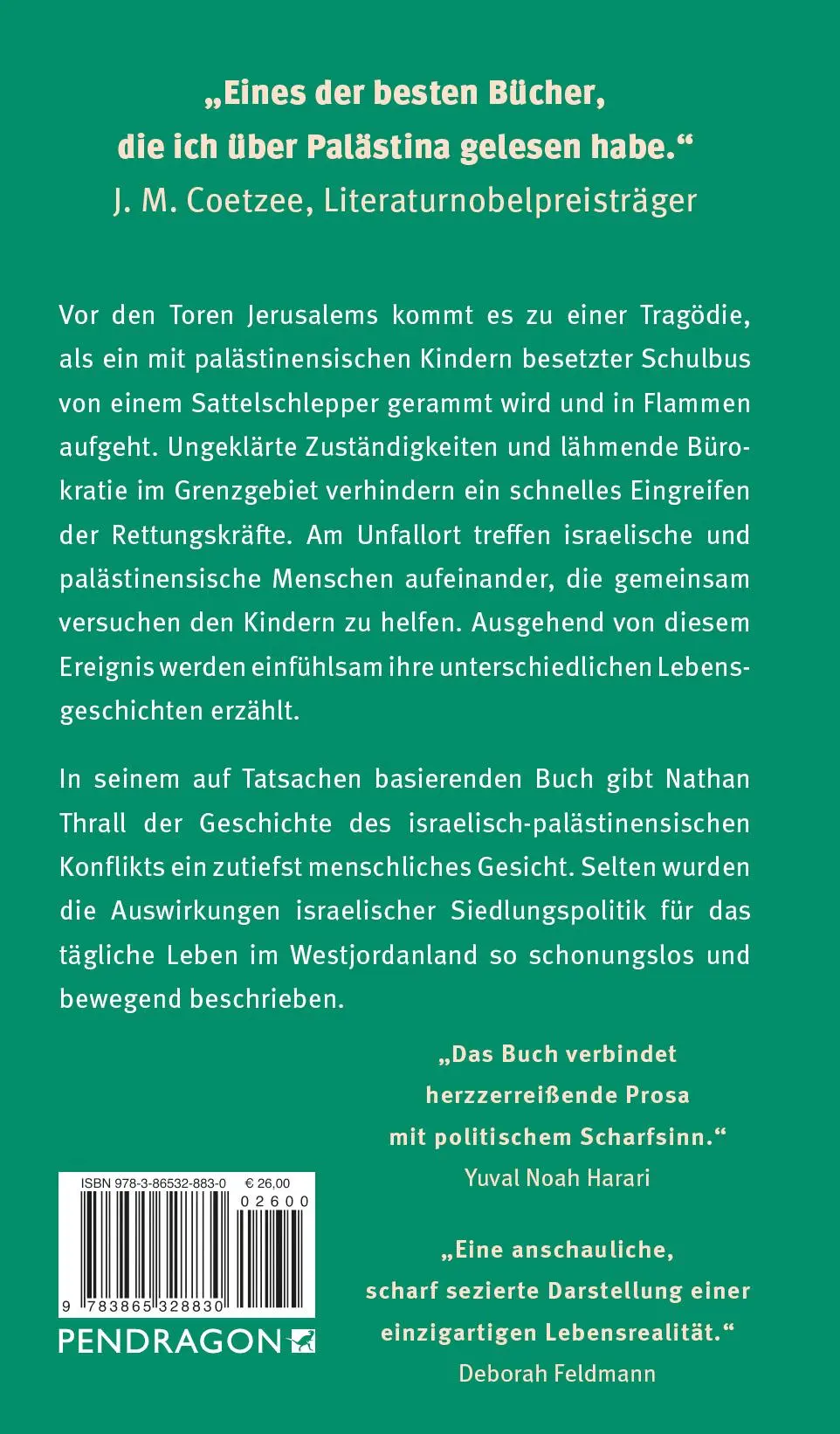 Rückseite: 9783865328830 | Ein Tag im Leben von Abed Salama | Nathan Thrall | Buch | 336 S. Rückseite: 9783865328830 | Ein Tag im Leben von Abed Salama | Nathan Thrall | Buch | 336 S.
