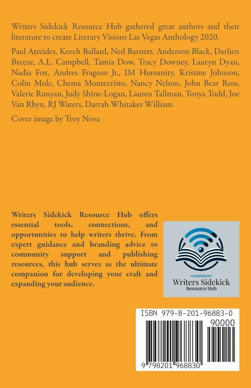 Rückseite: 9798201968830 | Literary Visions Las Vegas Anthology 2020 | Paul Atreides (u. a.)