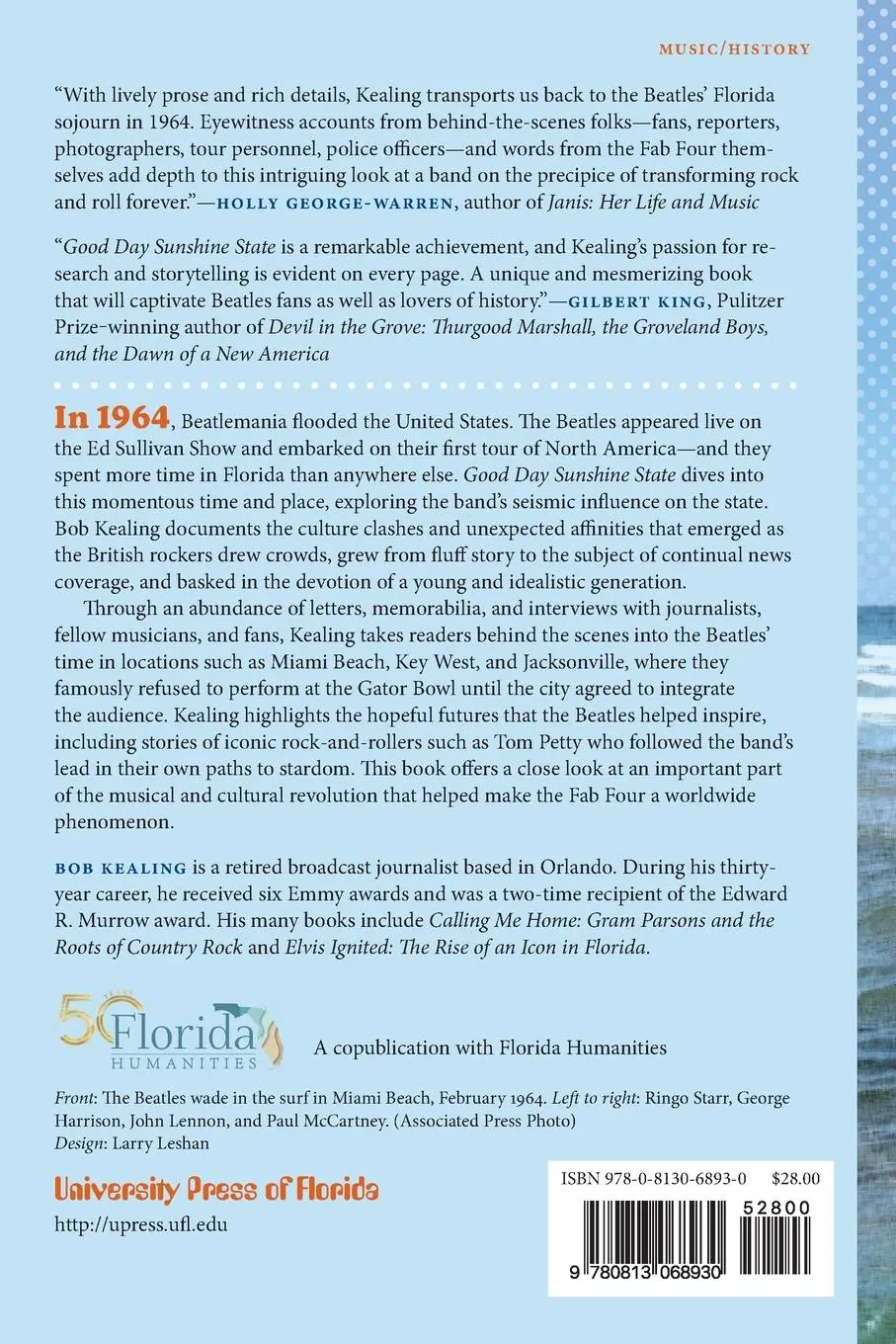 Rückseite: 9780813068930 | Good Day Sunshine State | How the Beatles Rocked Florida | Bob Kealing