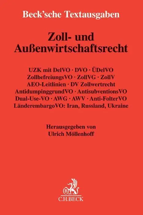 Cover: 9783406708930 | Zoll- und Außenwirtschaftsrecht | Ulrich Möllenhoff | Taschenbuch
