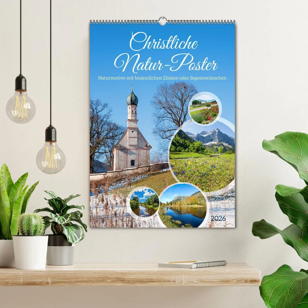Bild: 9783457298930 | Christliche Natur-Poster 2026 (Wandkalender 2026 DIN A2 hoch),...