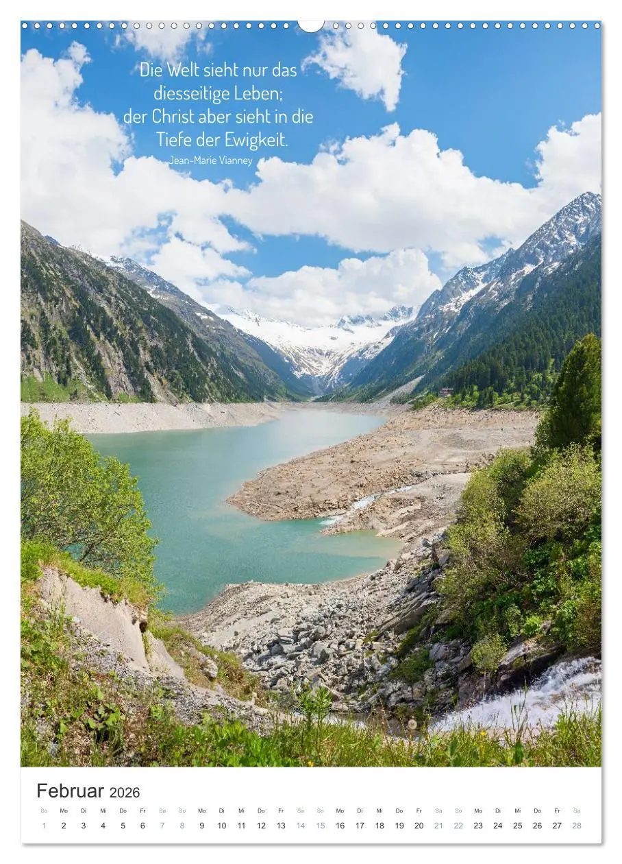Bild: 9783457298930 | Christliche Natur-Poster 2026 (Wandkalender 2026 DIN A2 hoch),...
