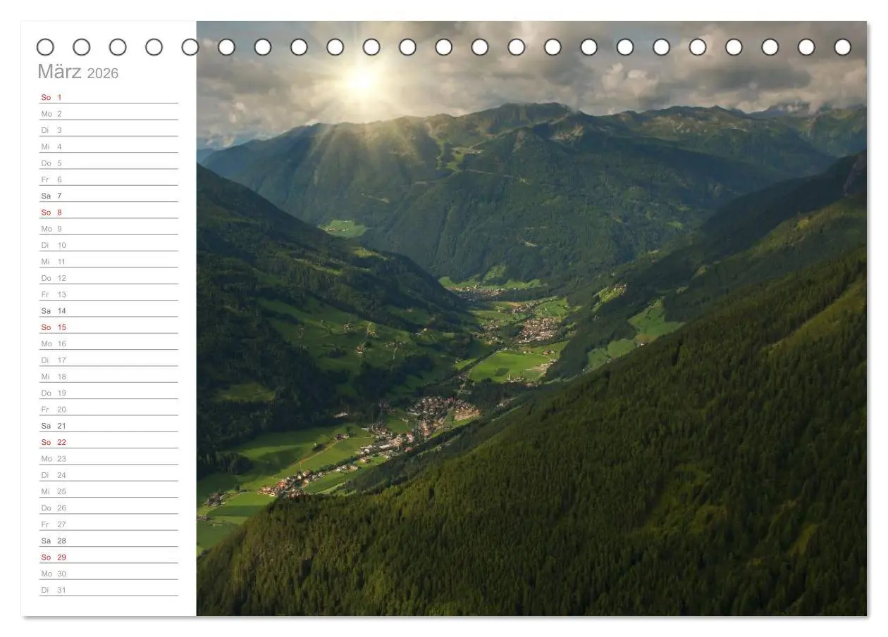 Bild: 9783457988930 | Wundervolle Plätze in Südtirol (Tischkalender 2026 DIN A5 quer),...