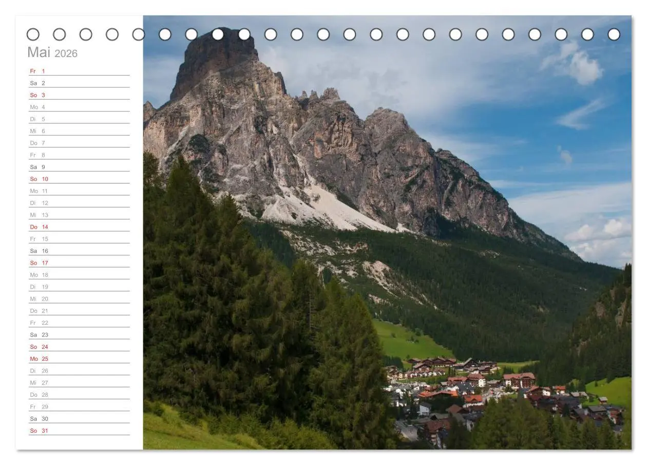 Bild: 9783457988930 | Wundervolle Plätze in Südtirol (Tischkalender 2026 DIN A5 quer),...