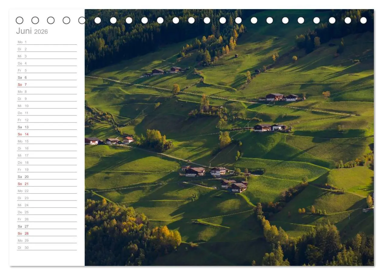 Bild: 9783457988930 | Wundervolle Plätze in Südtirol (Tischkalender 2026 DIN A5 quer),...