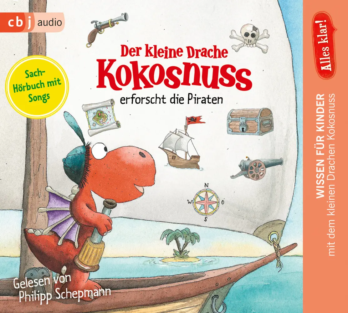 Cover: 9783837148930 | Der kleine Drache Kokosnuss erforscht die Piraten, 1 Audio-CD | CD