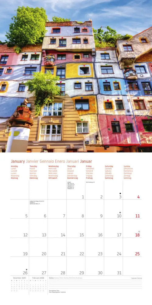 Bild: 9783961418930 | 1000 Places to See Before You Die - Österreich Broschürenkalender...