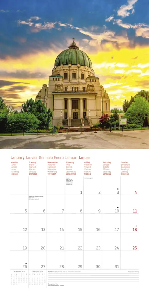 Bild: 9783961418930 | 1000 Places to See Before You Die - Österreich Broschürenkalender...