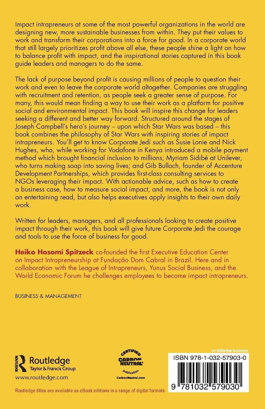 Rückseite: 9781032579030 | The Corporate Hero's Journey | Heiko Hosomi Spitzeck | Taschenbuch