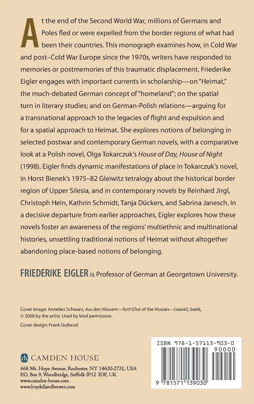 Rückseite: 9781571139030 | Heimat, Space, Narrative | Friederike Eigler | Buch | Gebunden | 2014