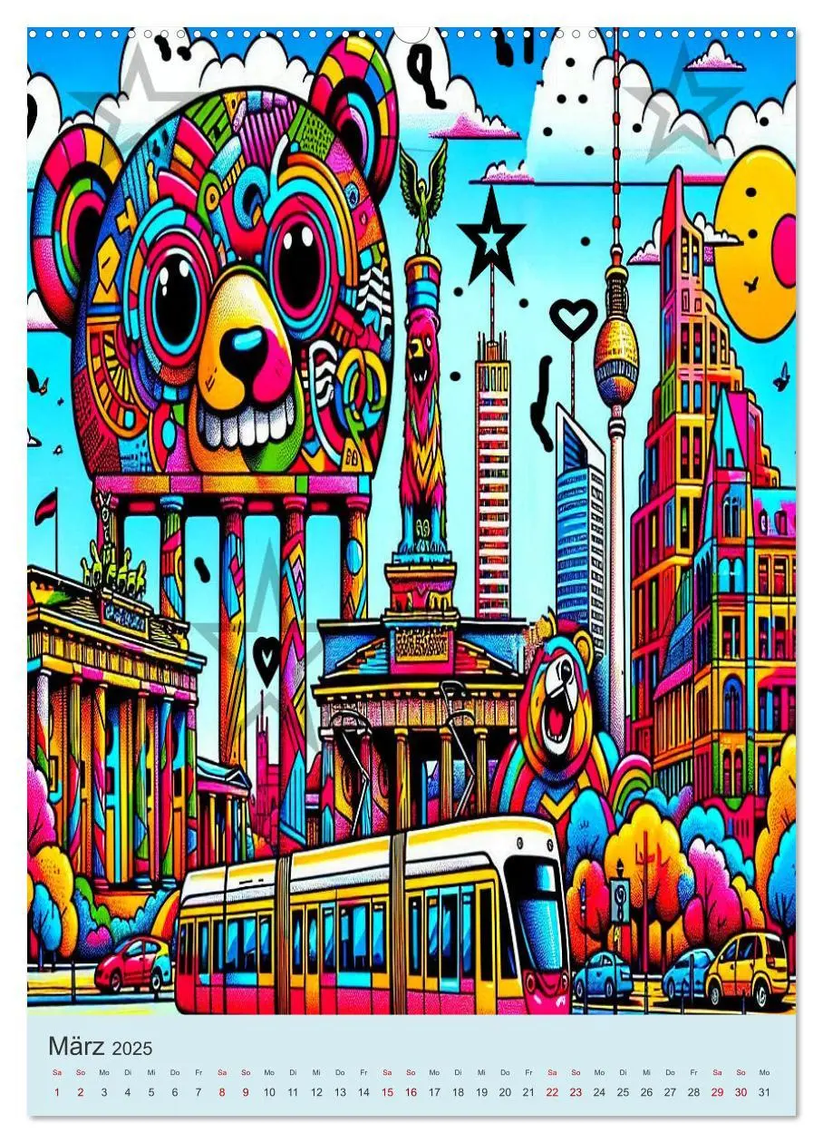 Bild: 9783457189030 | Deutschland hat Pop auf eigene Art (Wandkalender 2025 DIN A2 hoch),...
