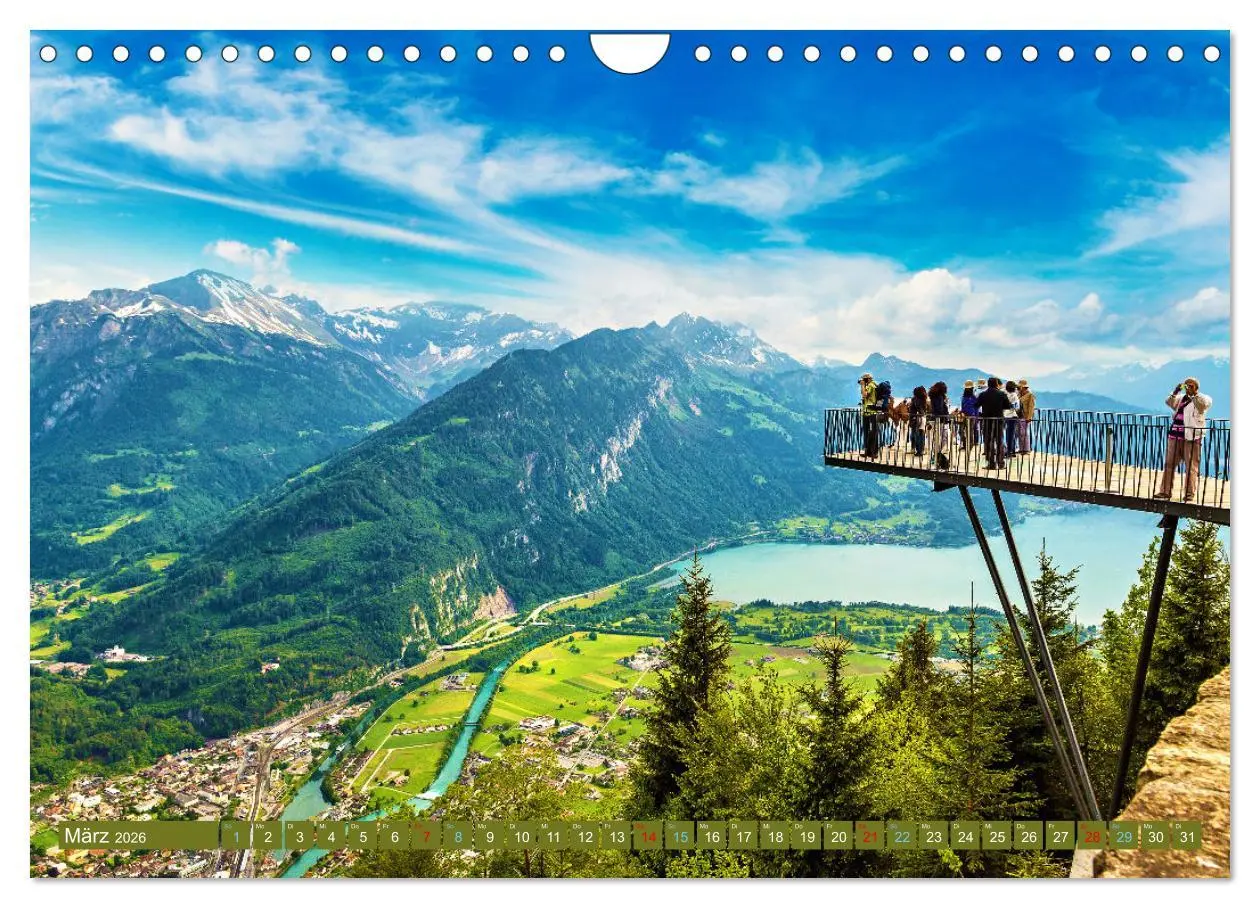 Bild: 9783457329030 | Berner Oberland - Ausflugsziele (Wandkalender 2026 DIN A4 quer),...