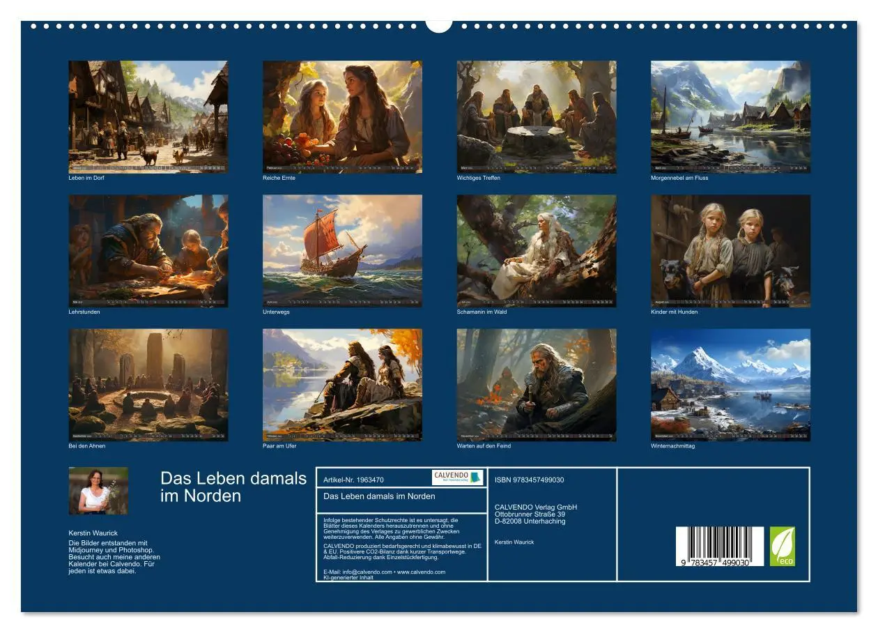 Bild: 9783457499030 | Das Leben damals im Norden (hochwertiger Premium Wandkalender 2026...