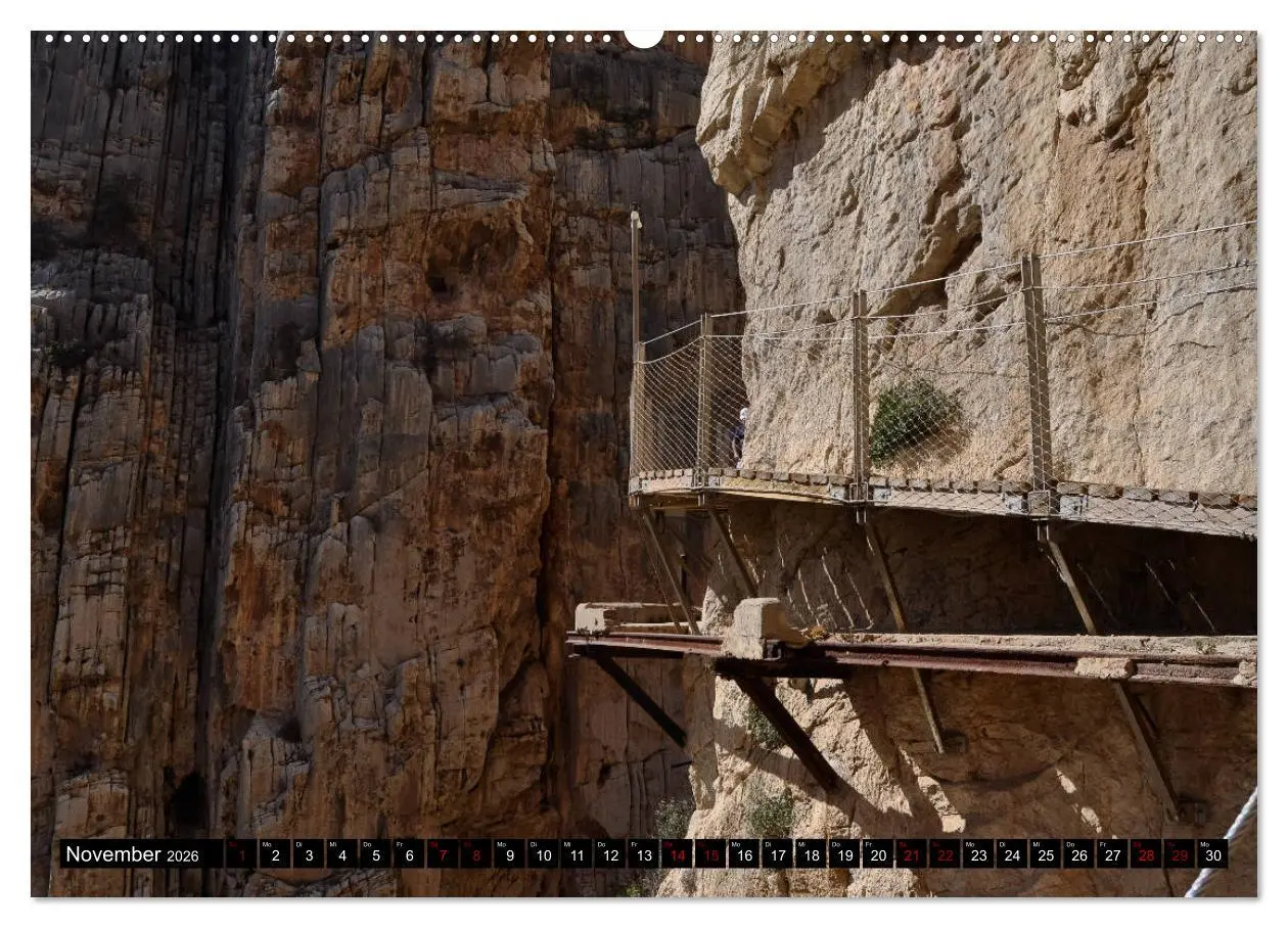 Bild: 9783457879030 | El Caminito del Rey (Wandkalender 2026 DIN A2 quer), CALVENDO...