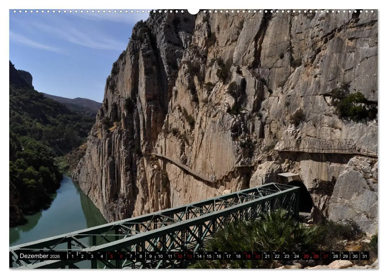 Bild: 9783457879030 | El Caminito del Rey (Wandkalender 2026 DIN A2 quer), CALVENDO...