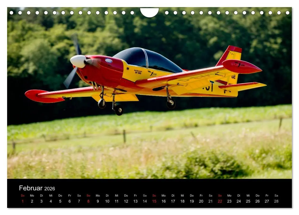 Bild: 9783516109030 | Modellflieger / CH-Version (Wandkalender 2026 DIN A4 quer),...