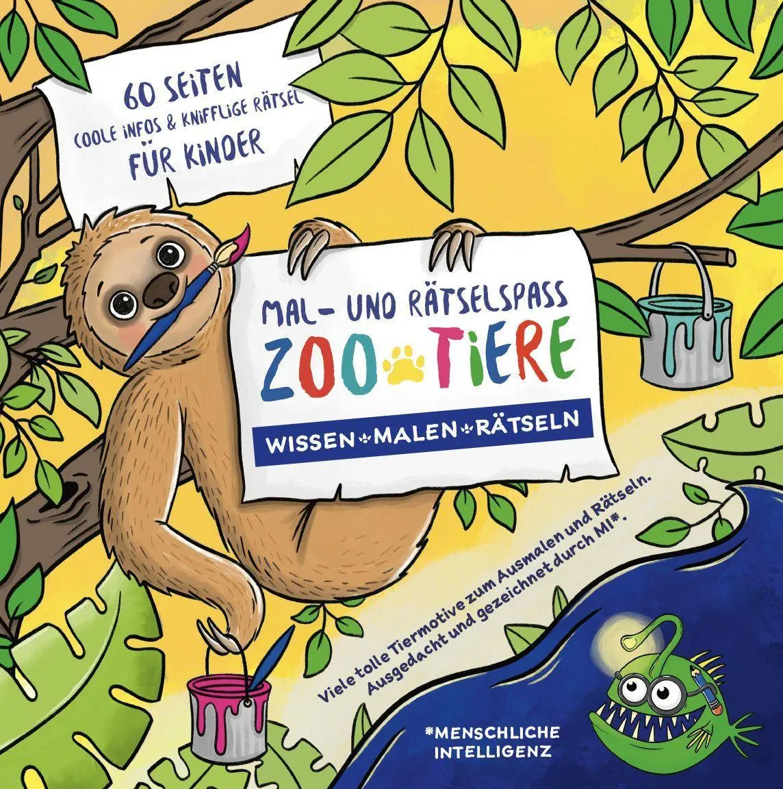 Mal- und Rätselspaß Zoo-Tiere