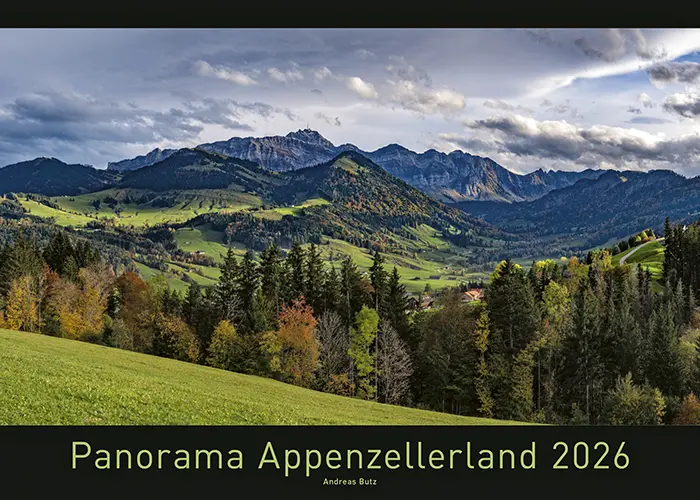 Cover: 9783858829030 | Panorama Appenzellerland 2026 | Andreas Butz | Kalender | Deutsch