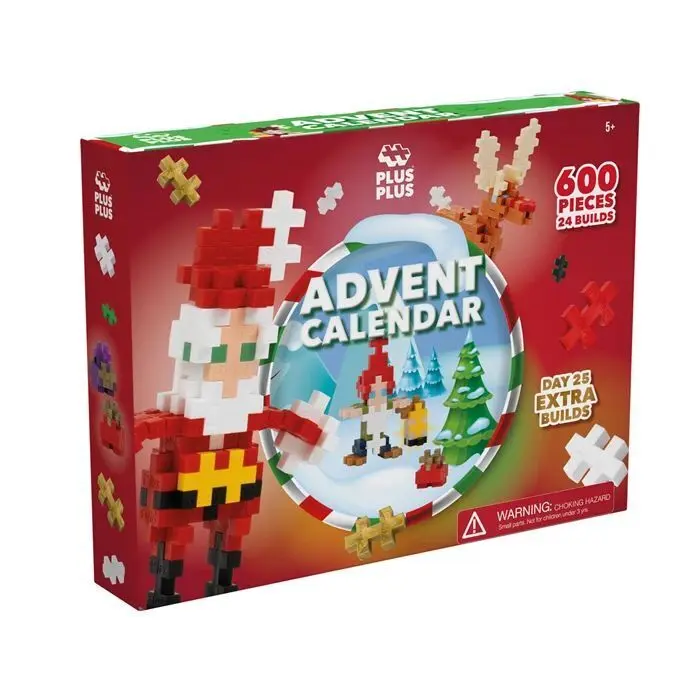 Bild: 5710409109130 | PLUS PLUS - Adventskalender Plus-Plus Weihnachtsdorf | In Karton