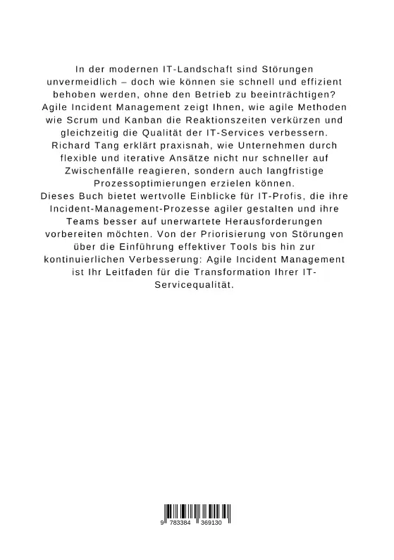 Bild: 9783384369130 | Agile Incident Management: Schnelle Lösungen für kritische Störungen