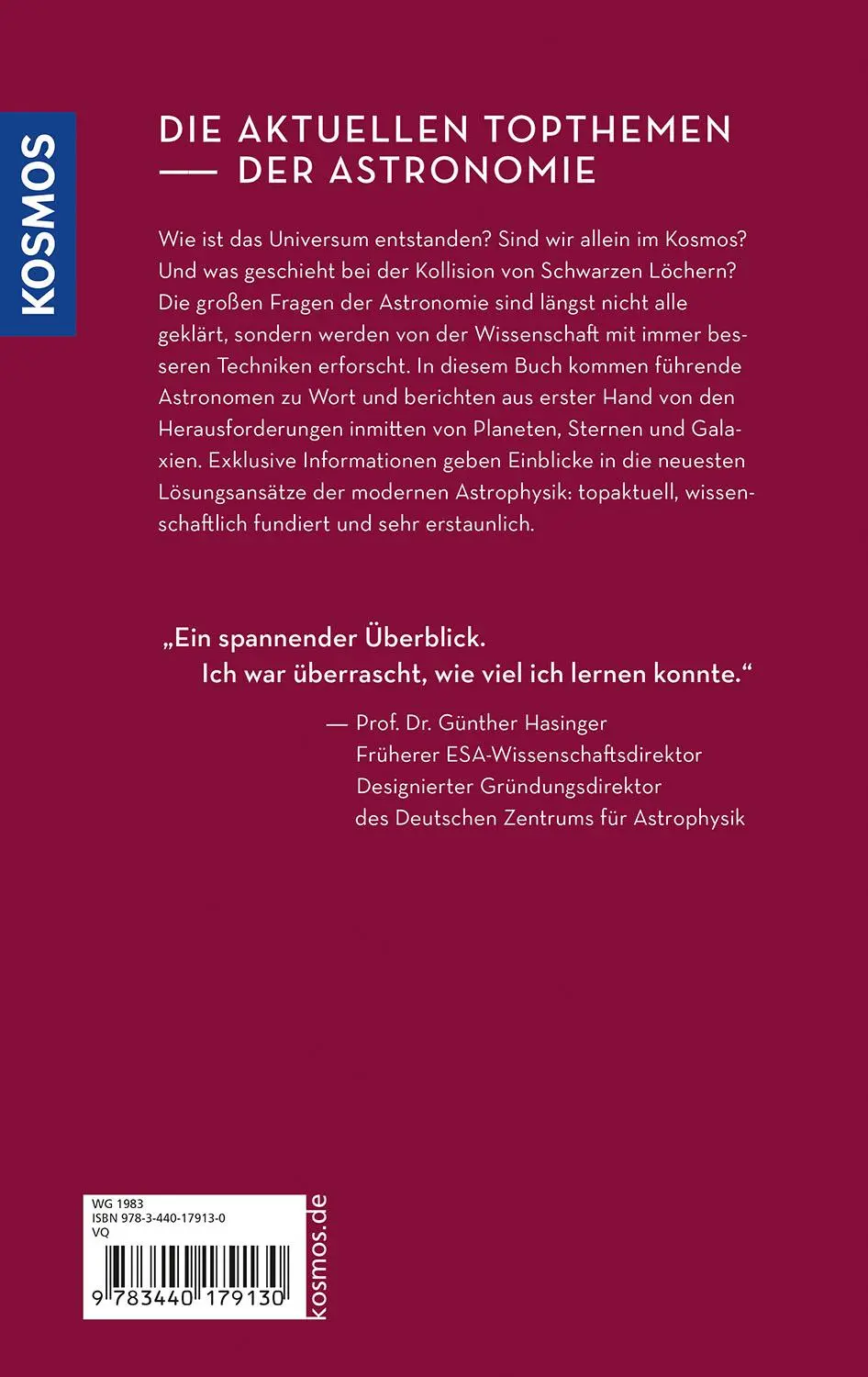 Bild: 9783440179130 | Die 42 größten Rätsel der Astronomie | Ilja Bohnet | Taschenbuch