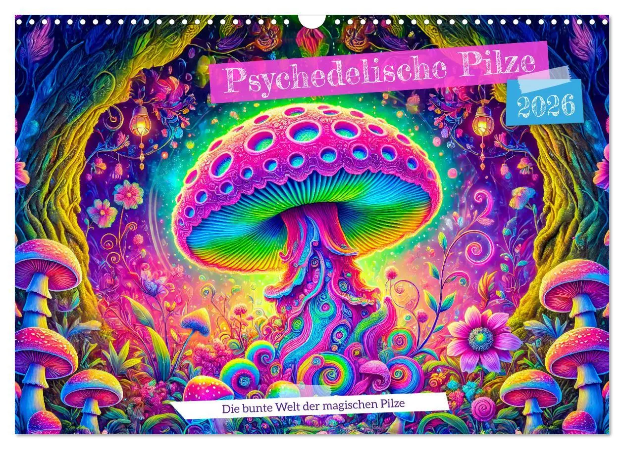Cover: 9783457319130 | Psychedelische Pilze - Die bunte Welt der magischen Pilze...