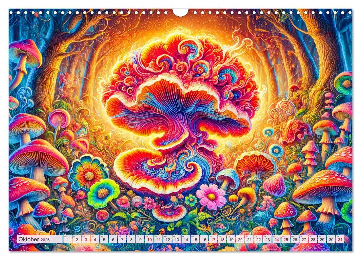 Bild: 9783457319130 | Psychedelische Pilze - Die bunte Welt der magischen Pilze...