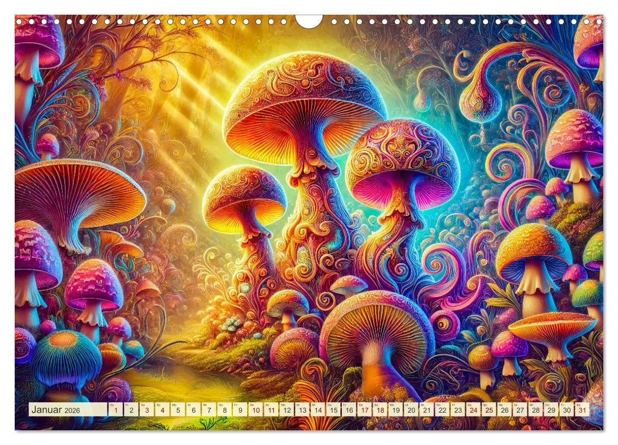 Bild: 9783457319130 | Psychedelische Pilze - Die bunte Welt der magischen Pilze...