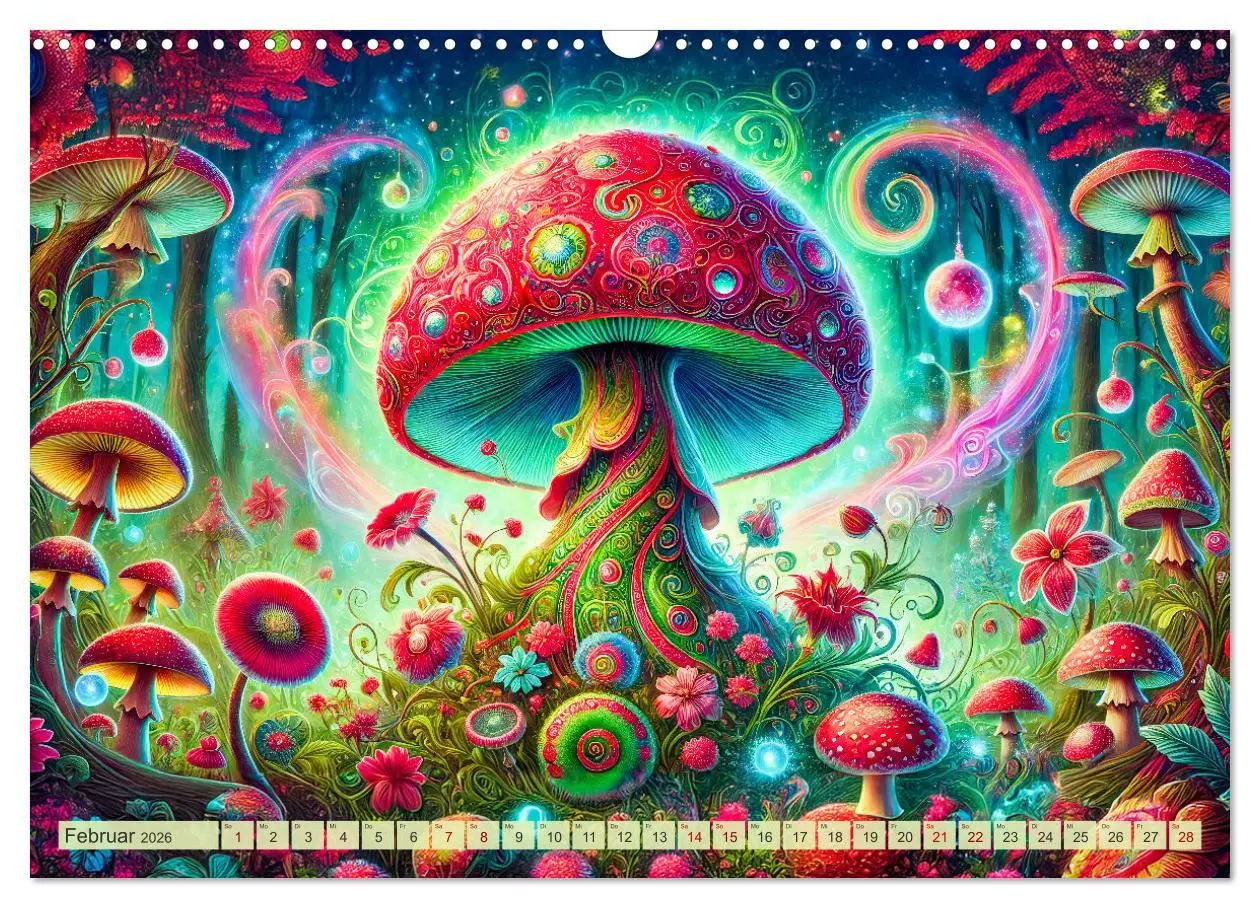 Bild: 9783457319130 | Psychedelische Pilze - Die bunte Welt der magischen Pilze...