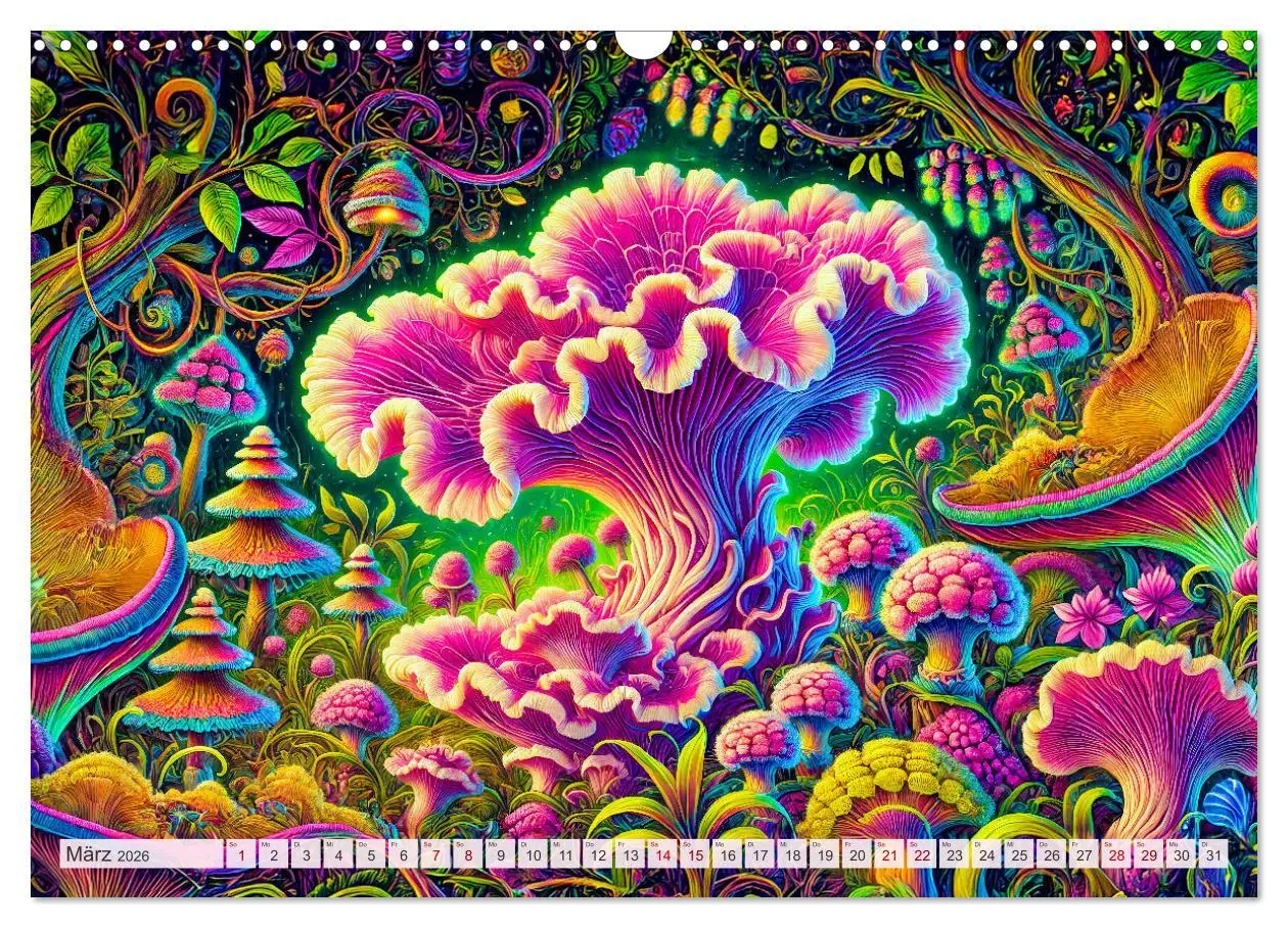 Bild: 9783457319130 | Psychedelische Pilze - Die bunte Welt der magischen Pilze...