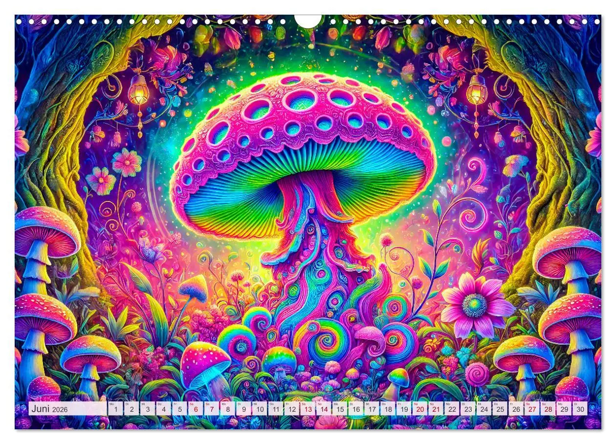 Bild: 9783457319130 | Psychedelische Pilze - Die bunte Welt der magischen Pilze...