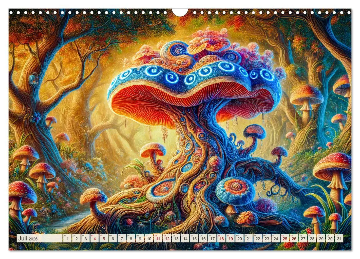 Bild: 9783457319130 | Psychedelische Pilze - Die bunte Welt der magischen Pilze...