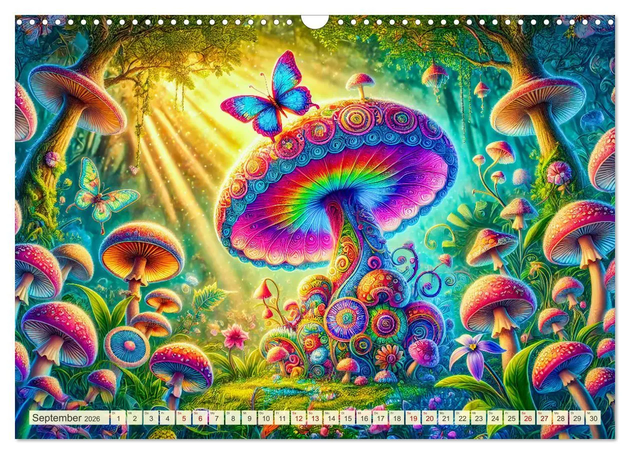 Bild: 9783457319130 | Psychedelische Pilze - Die bunte Welt der magischen Pilze...