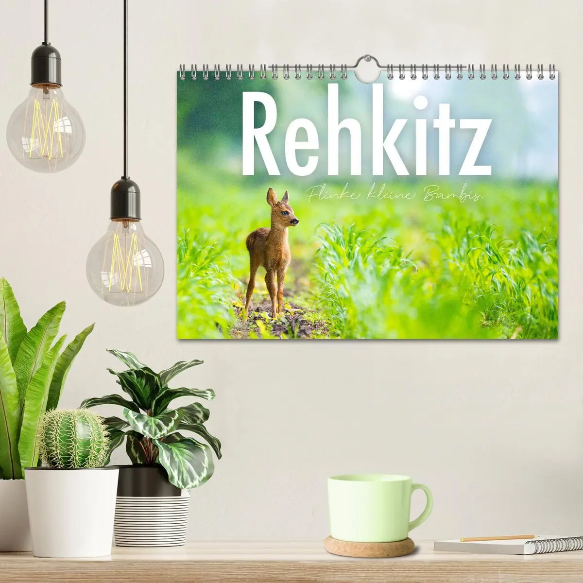 Bild: 9783457559130 | Rehkitz - Flinke kleine Bambis. (Wandkalender 2026 DIN A4 quer),...