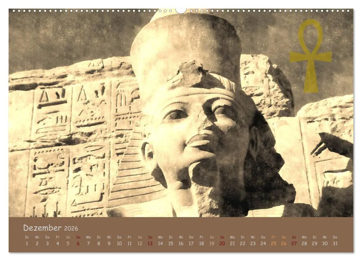 Bild: 9783516199130 | Ägypten Nostalgie &amp; Antike 2026 (Wandkalender 2026 DIN A2 quer),...