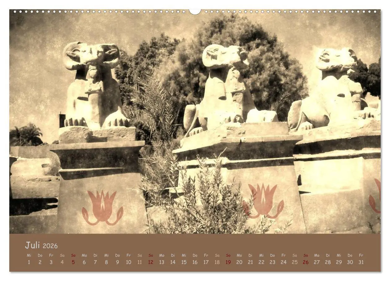 Bild: 9783516199130 | Ägypten Nostalgie &amp; Antike 2026 (Wandkalender 2026 DIN A2 quer),...