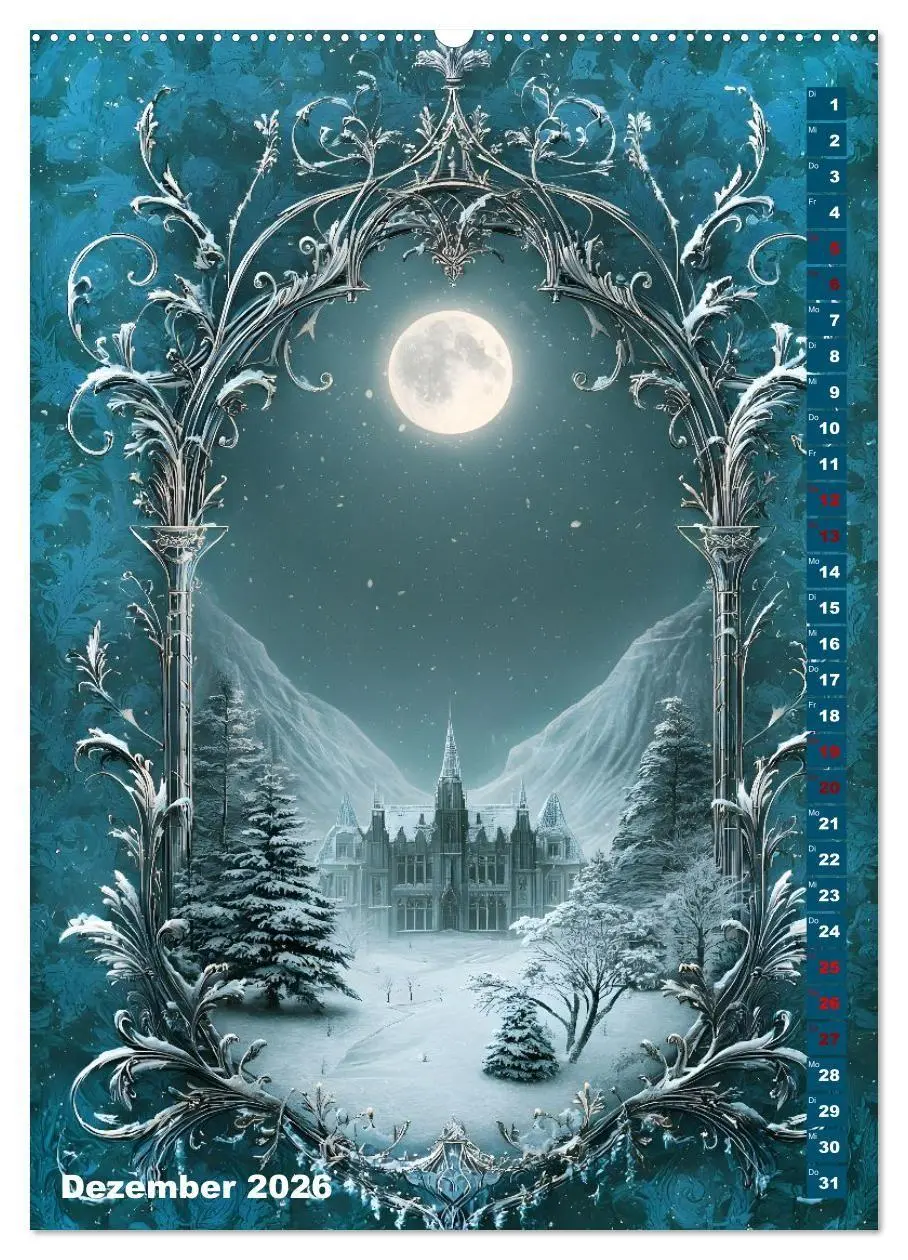 Bild: 9783516719130 | Umbrae Libri (Wandkalender 2026 DIN A2 hoch), CALVENDO Monatskalender