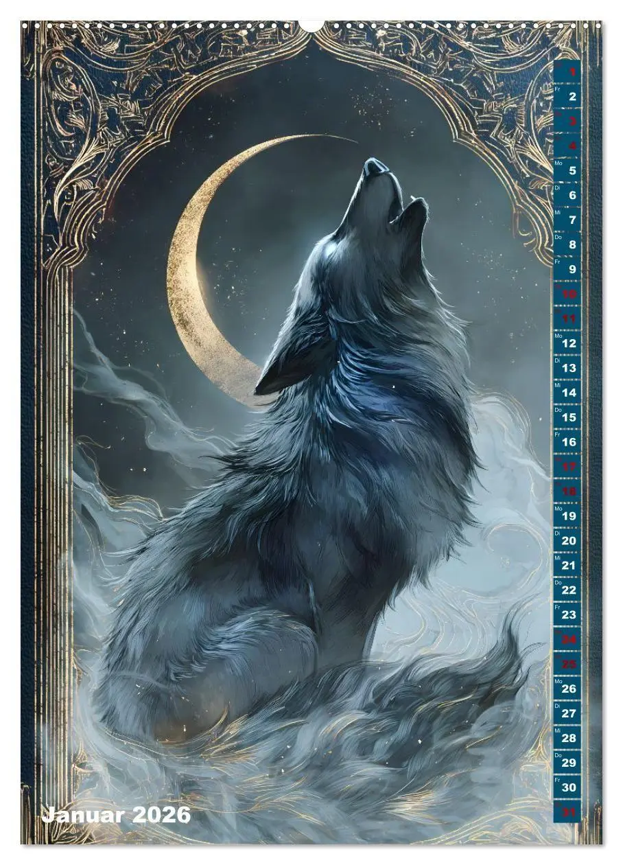 Bild: 9783516719130 | Umbrae Libri (Wandkalender 2026 DIN A2 hoch), CALVENDO Monatskalender