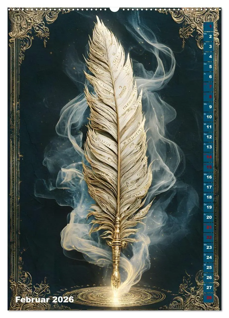 Bild: 9783516719130 | Umbrae Libri (Wandkalender 2026 DIN A2 hoch), CALVENDO Monatskalender