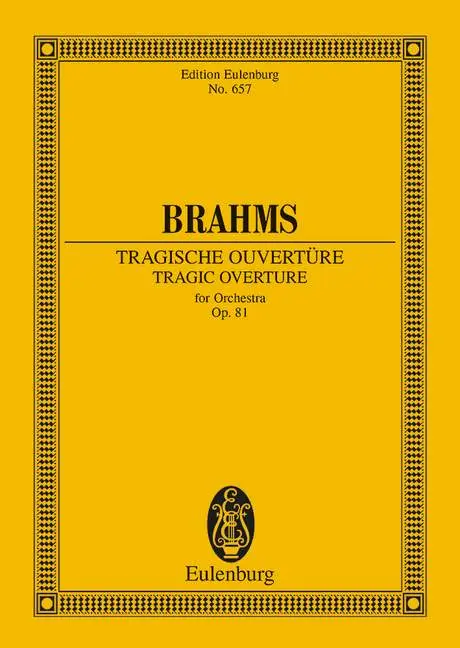 Cover: 9783795769130 | Tragic Overture Op. 81 Study Score | Johannes Brahms | Studienpartitur
